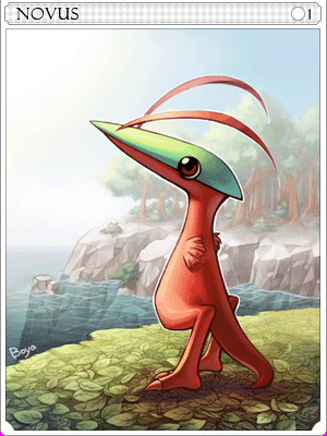 Red Novus Card